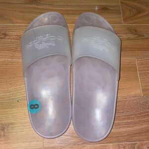 Women's Iridescent Slide Sandals - Brand: Coach